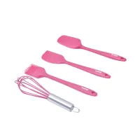 kris-set-4-pcs-alat-masak-kue---merah-magenta