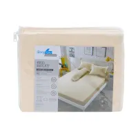 sleeplite-160x200-cm-set-5-pcs-seprai-queen-polyester-buttercream