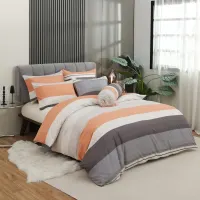 sleeplite-150x220-cm-bed-cover-polyester-stripe-coral