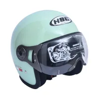 hbc-classico-helm-half-face-dengan-visor---hijau-mint