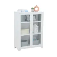 informa-orla-kabinet-kantor-metal-2-pintu-kaca-low---putih