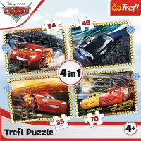 trefl-puzzle-4-in-1-cars-34608