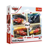 trefl-puzzle-4-in-1-cars-34608