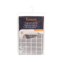 forhom-145x320-cm-taplak-meja-pvc-checker---abu-abu