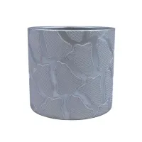 arthome-13.5cm-pot-tanaman-keramik-bell---silver