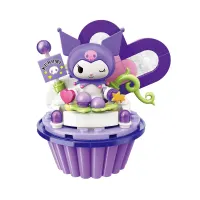 keeppley-hello-kitty-kuromi-grape-cupcake