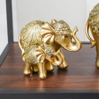 informa-13-cm-patung-miniatur-gajah-ag3---gold