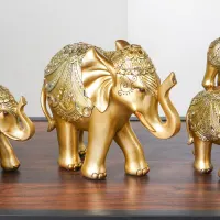 informa-19-cm-patung-miniatur-gajah-ag2---gold