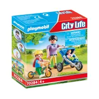 playmobil-city-life-mother-with-children-70284