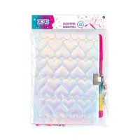make-it-real-quilted-lock-journal-dengan-glitter-pen
