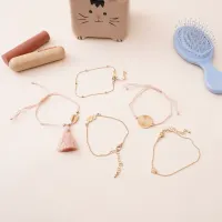 ataru-set-5-pcs-gelang-wanita-earth---gold