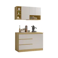 informa-1.2-mtr-ivy-ii-kitchen-set---putih/cokelat-oak