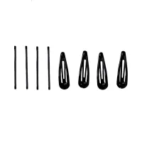 ataru-set-8-pcs-jepit-rambut-&-pin---hitam