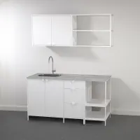 informa-loris-kitchen-set-metal---putih