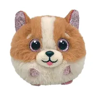 ty-puffies-ball-boneka-hewan-dog-ty95338---cokelat/putih