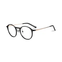 parim-eyewear-kacamata-optical-round-ultem-temple---hitam/-gold