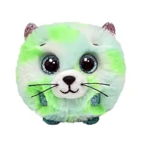 ty-puffies-ball-boneka-hewan-cat-ty95340---hijau