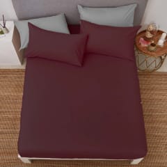 linotela-50x75-cm-set-2-pcs-sarung-bantal---merah-bata