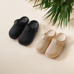 ataru-ukuran-40/41-sandal-clogs-texture---krem