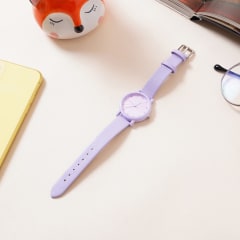 ataru-jam-tangan-wanita-slim-silikon-strap---ungu-lilac