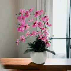 arthome-29-cm-bunga-artifisial-orchid-dengan-pot---ungu