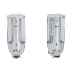 krisbow-380-ml-set-2-pcs-dispenser-sabun-cair---silver