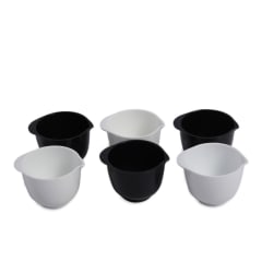 mepal-set-6-pcs-margrethe-wadah-telur---hitam-/-putih