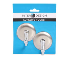 interdesign-pengait-dinding-tunggal-2-pcs---silver