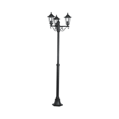 eglo-laterna-iv-lampu-taman-pole-3l---hitam