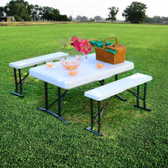 krisbow-set-meja-&-bangku-bench-lipat---putih