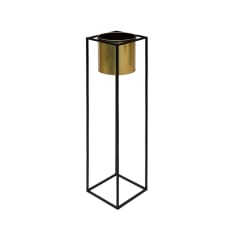 informa-pot-tanaman-dengan-stand-9s-17.6x17.6x70.5-cm---gold