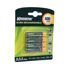 krisbow-set-4-pcs-baterai-rechargeable-size-aaa-600-mah