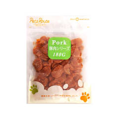 petz-route-180-gr-camilan-anjing-keripik-daging-babi-dengan-keju