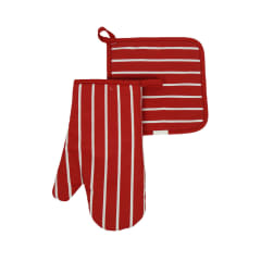 informa-set-2-pcs-sarung-tangan-oven-&-pot-holder-stripes---merah