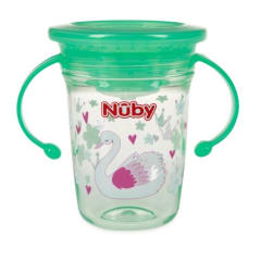 nuby-botol-bayi-wonder-cup-tritan-gliter-nb229---hijau