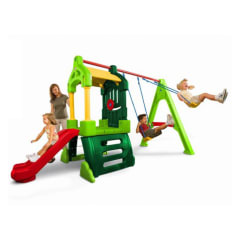 little-tikes-perosotan-dan-ayunan-clubhouse-swing-set-natural