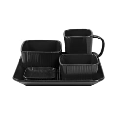 appetite-set-5-pcs-nordic-perlengkapan-makan---hitam