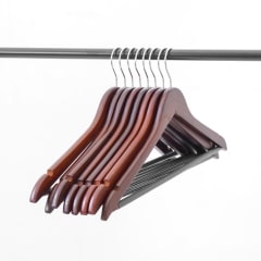 stora-set-8-pcs-hanger-kayu-dan-pvc---cokelat