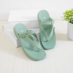 ataru-ukuran-39-sandal-wanita-flip-flop-triangle-strap---hijau