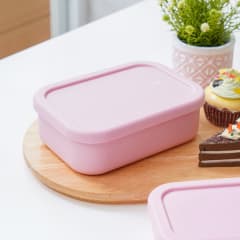 ataru-700-ml-wadah-makanan-silikon-rectangle---pink