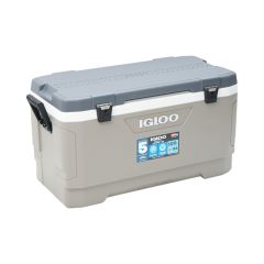 igloo-94-ltr-maxcold-cooler-box---cokelat/abu-abu