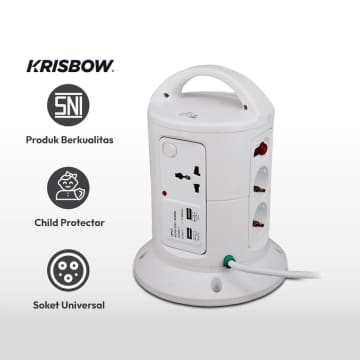 Jual Krisbow Stop Kontak Tower 4 Arah Terbaru Ruparupa Jual Krisbow Stop Kontak Tower 4 Arah Terbaru Ruparupa