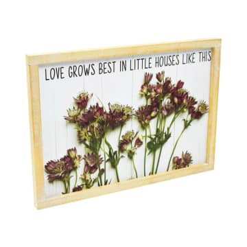 Jual Hiasan  Dinding  35 5 X 25 5 Cm Love Grows Terbaru 