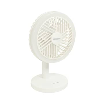 Jual Krisbow Kipas Angin Portable Dengan Lampu Led 12 7 Cm 6 W Putih Original Ace