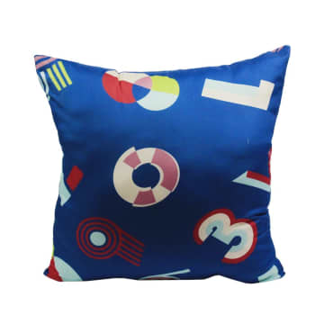 Jual Bantal  Sofa  Cushion 40 X 40 Cm Sporty Play D Biru 