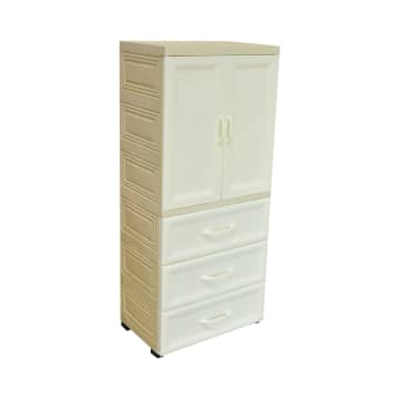 Jual Krishome Lemari Pakaian Anak Dengan 3 Laci Rak 56 5 X 37 X 132 Cm Original Ace