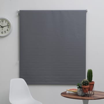 Jual Gorden 60 X 240 Cm Roller Blind Blackout Solid Abu ...