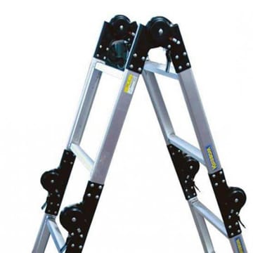 Jual Krisbow Tangga Lipat Aluminium 6 2 Meter Terbaru
