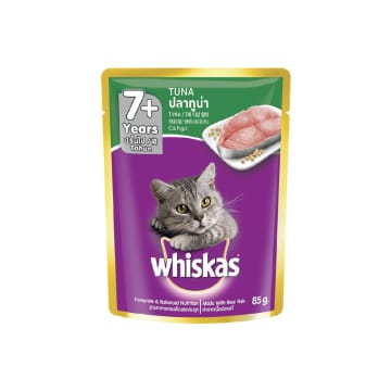 Whiskas Makanan Kucing Pouch Tuna Senior 85 Gr