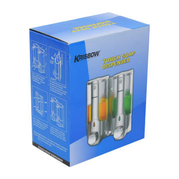 Jual Krisbow Dispenser Sabun  Cair Dobel Zyq 138 S Silver 